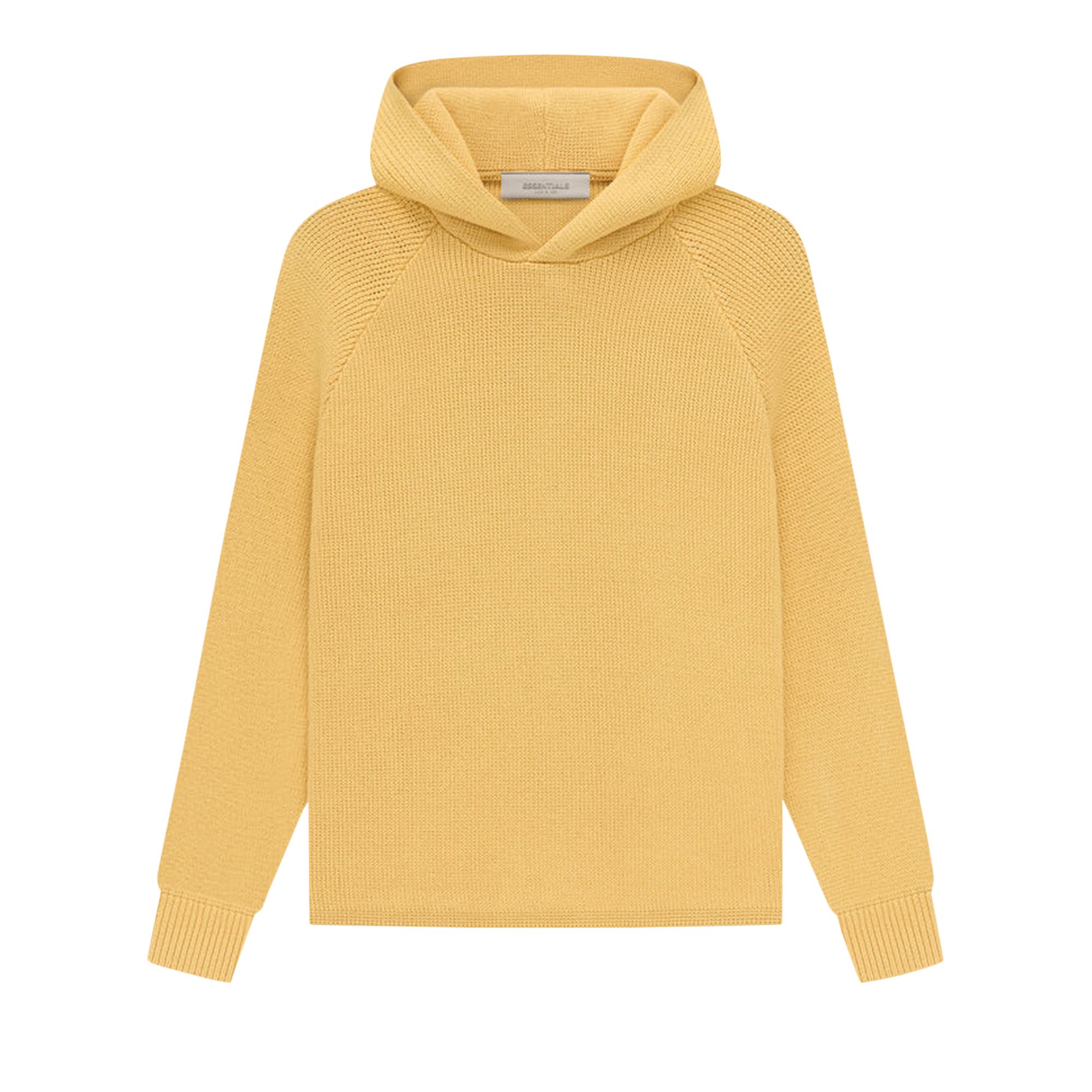 Fear of God Essentials Kids Knit Hoodie 'Light Tuscan' | Yellow | Kid's Size 12