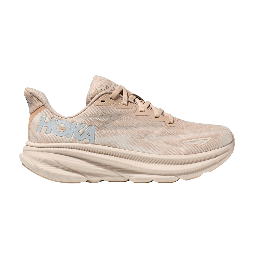 Pre-owned Hoka One One Wmns Clifton 9 'shifting Sand' In Tan
