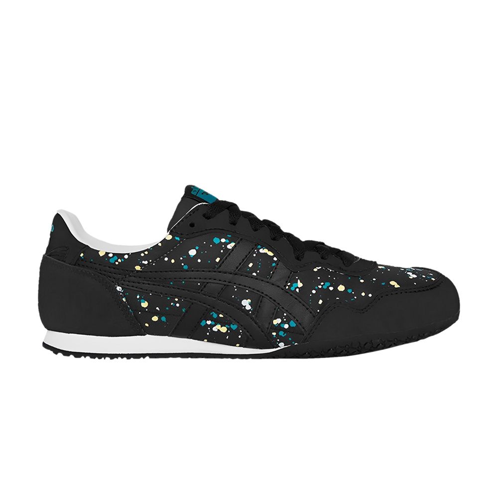 Pre-owned Onitsuka Tiger Wmns Serrano 'black Paint Splatter'