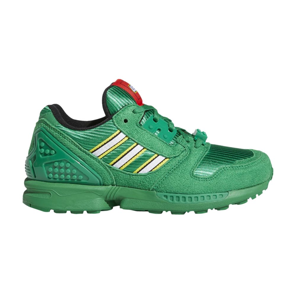 adidas LEGO x ZX 8000 J 'Color Pack - Green' | Kid's Size 6