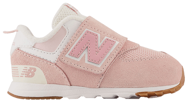 New Balance 574 New B Hook  Loop Toddler X Wide NB Athletics   Crystal Pink