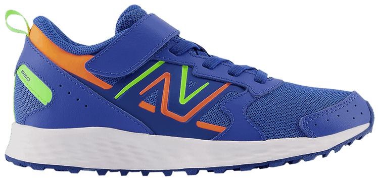 New Balance Fresh Foam 650 Bungee Lace Top Strap Big Kid Cobalt Pixel Green