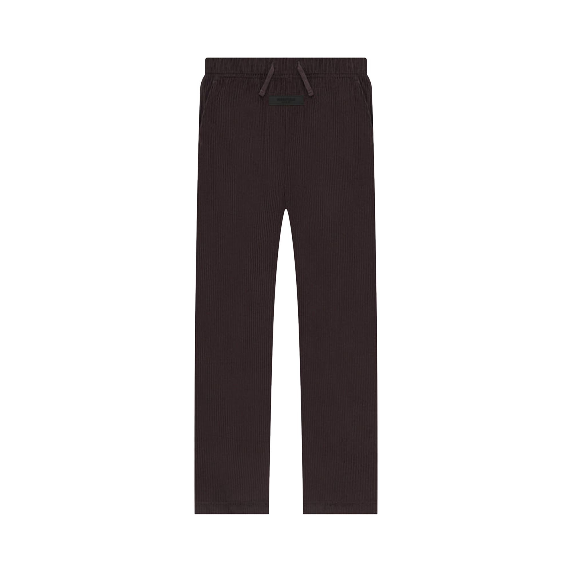 Fear of God Essentials Kids Relaxed Corduroy Pants 'Plum' | Brown | Kid's Size -6.5