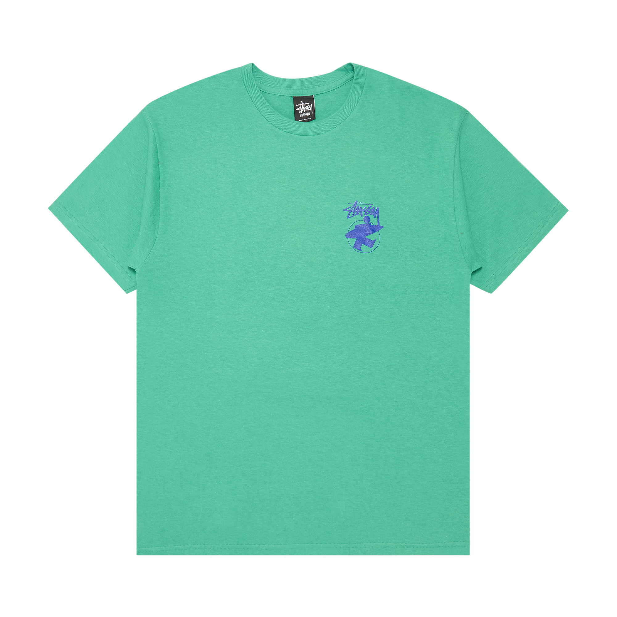 Pre-owned Stussy Surfman Fade Tee 'kelly' In Green