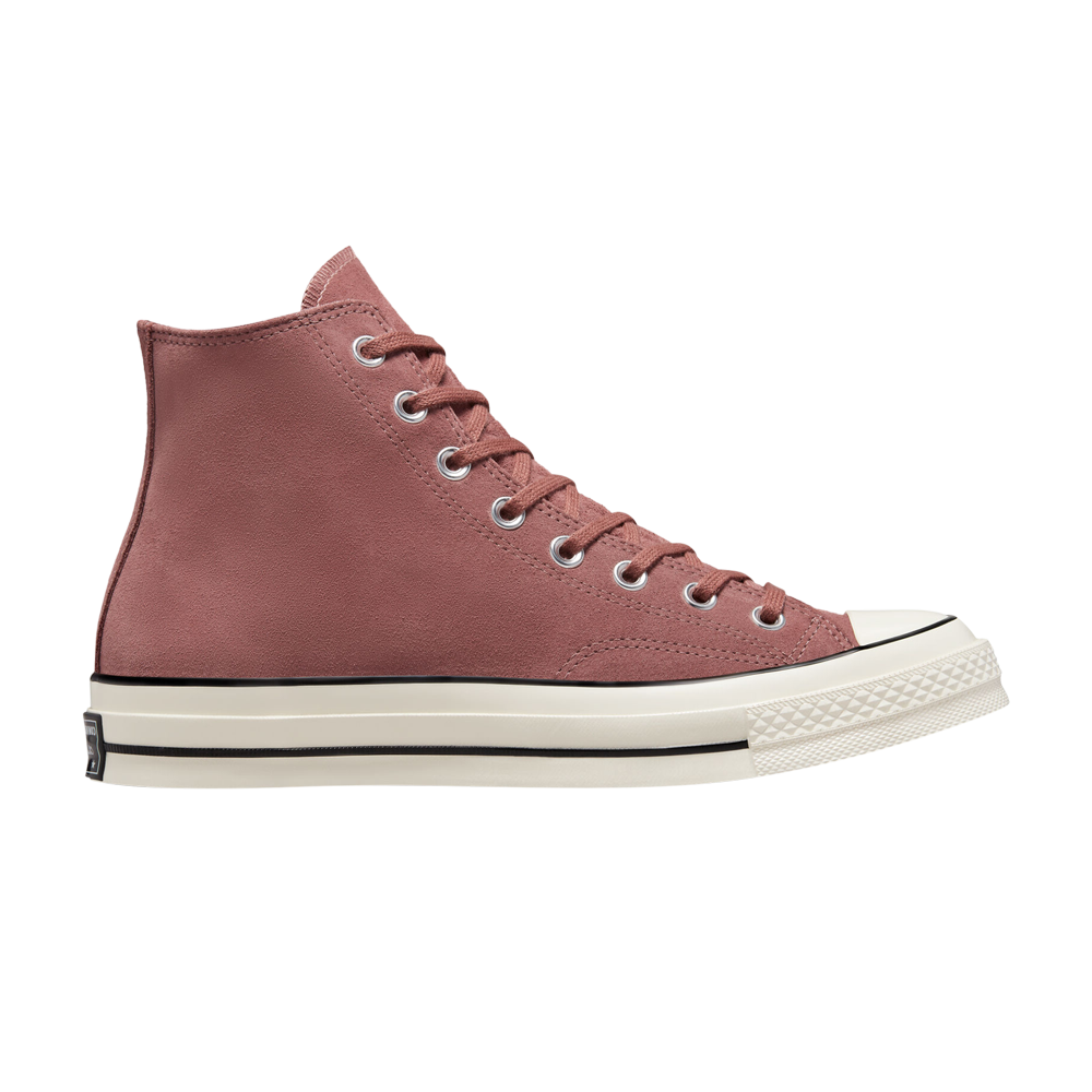 Pre-owned Converse Chuck 70 Suede High 'saddle' In Pink