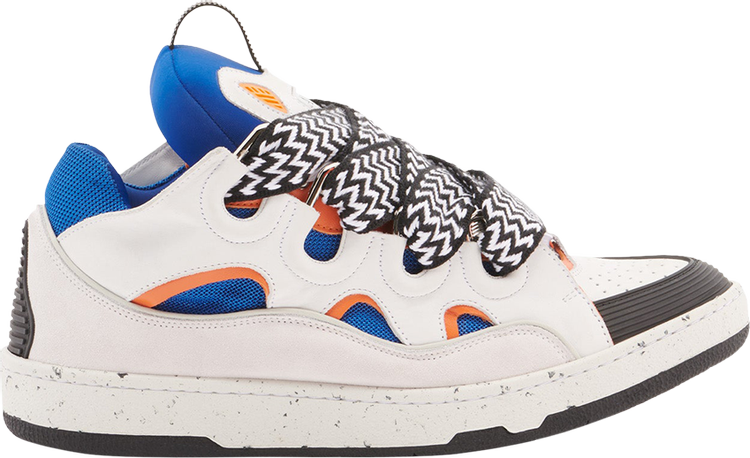 Lanvin Curb Sneaker 'White Blue Orange'