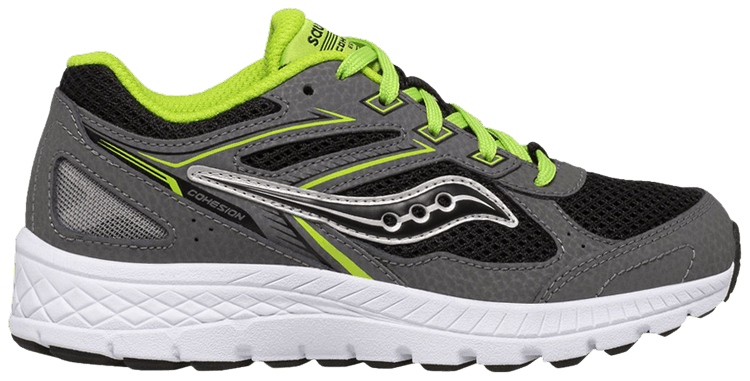 Saucony Cohesion 14 Lace Big Kid Grey Green