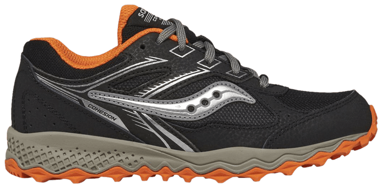 Saucony Cohesion TR14 Lace Big Kid Black Orange