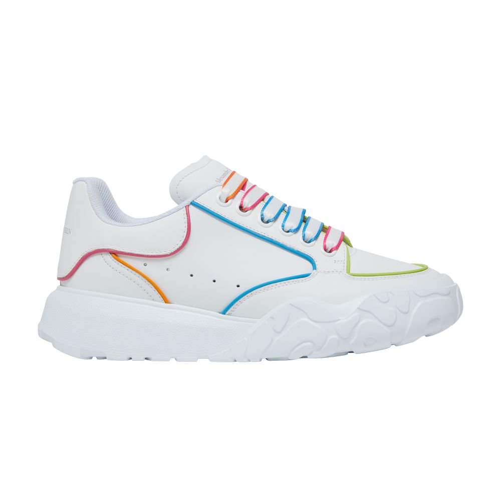 Pre-owned Alexander Mcqueen Wmns Court Trainer 'white Multi' | Women's Size 38