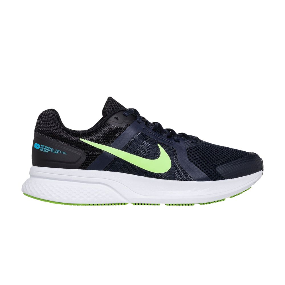 Nike Run Swift 2 'Obsidian Lime Glow' | Blue | Men's Size 10 - CU3517-404