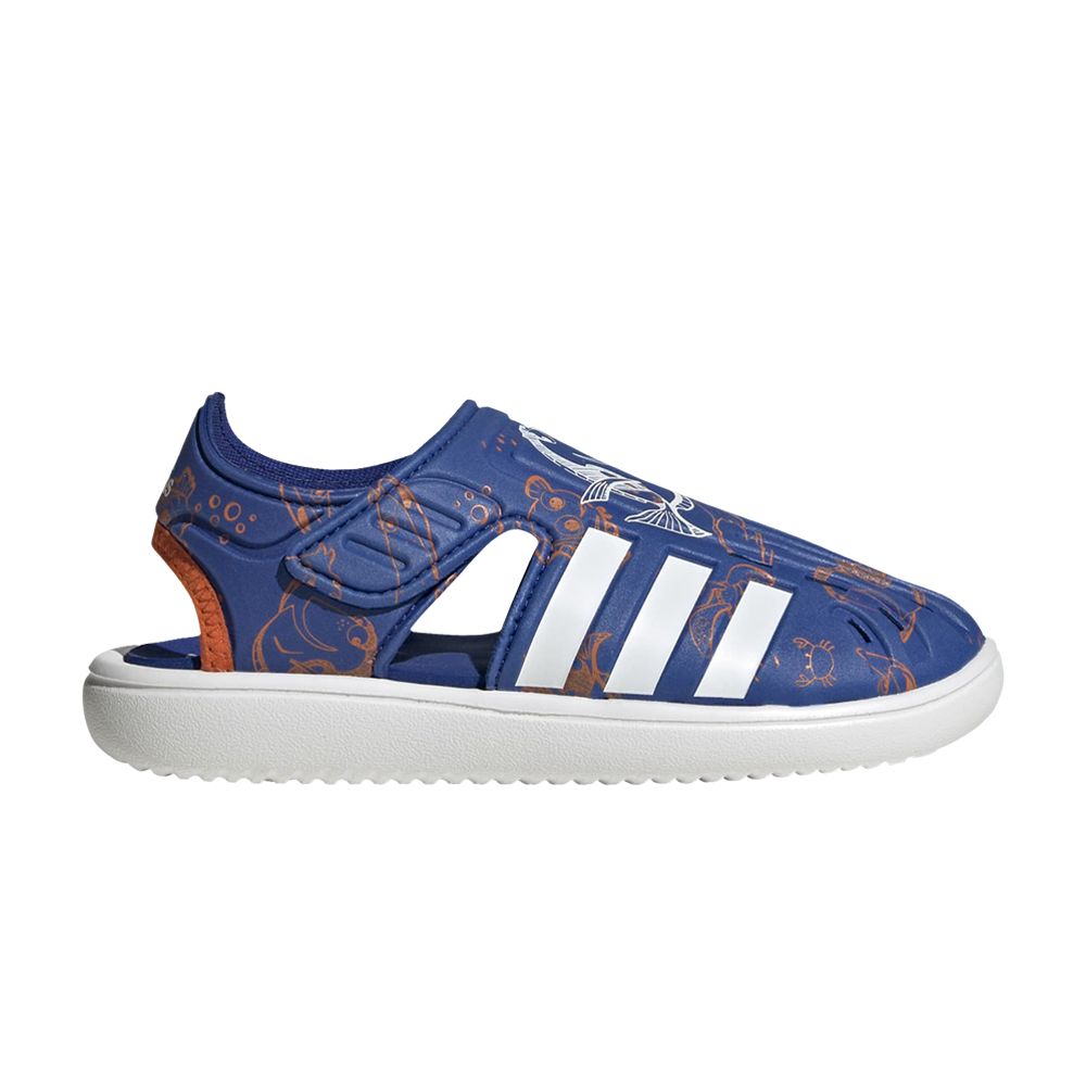Pre-owned Adidas Originals Adidas Disney X Summer Closed Toe Water Sandal J 'finding Dory' | Blue | Kid's Size 10.5