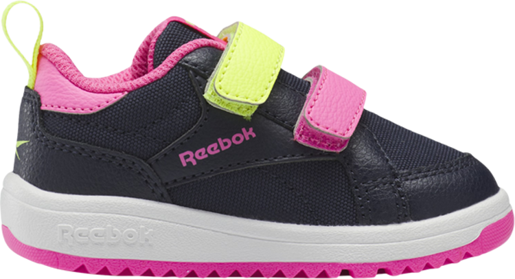 Weebok Clasp Low Infant 'Vector Navy Atomic Pink'
