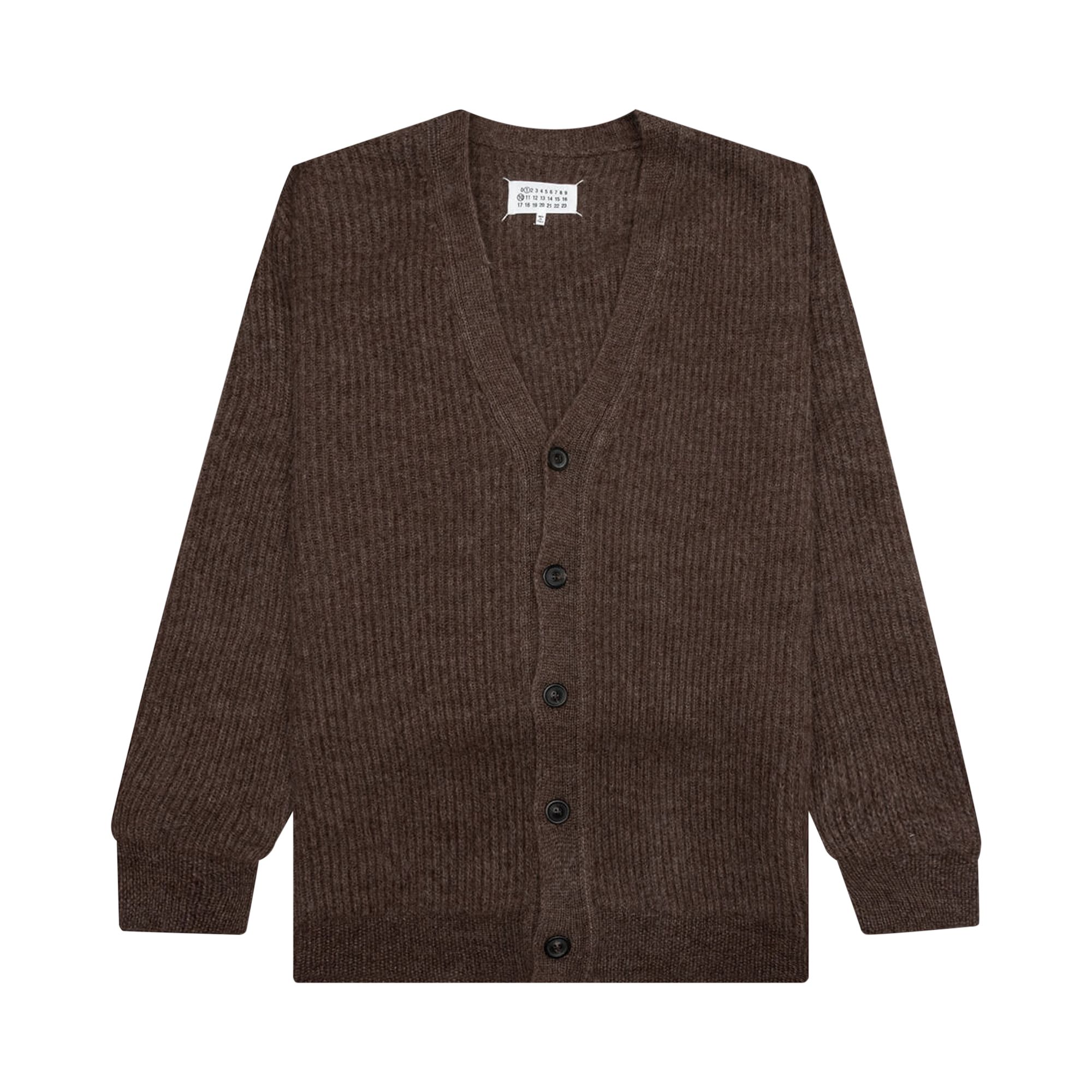 Pre-owned Maison Margiela Button Up Long-sleeve Cardigan 'walnut' | Tan | Men's Size L