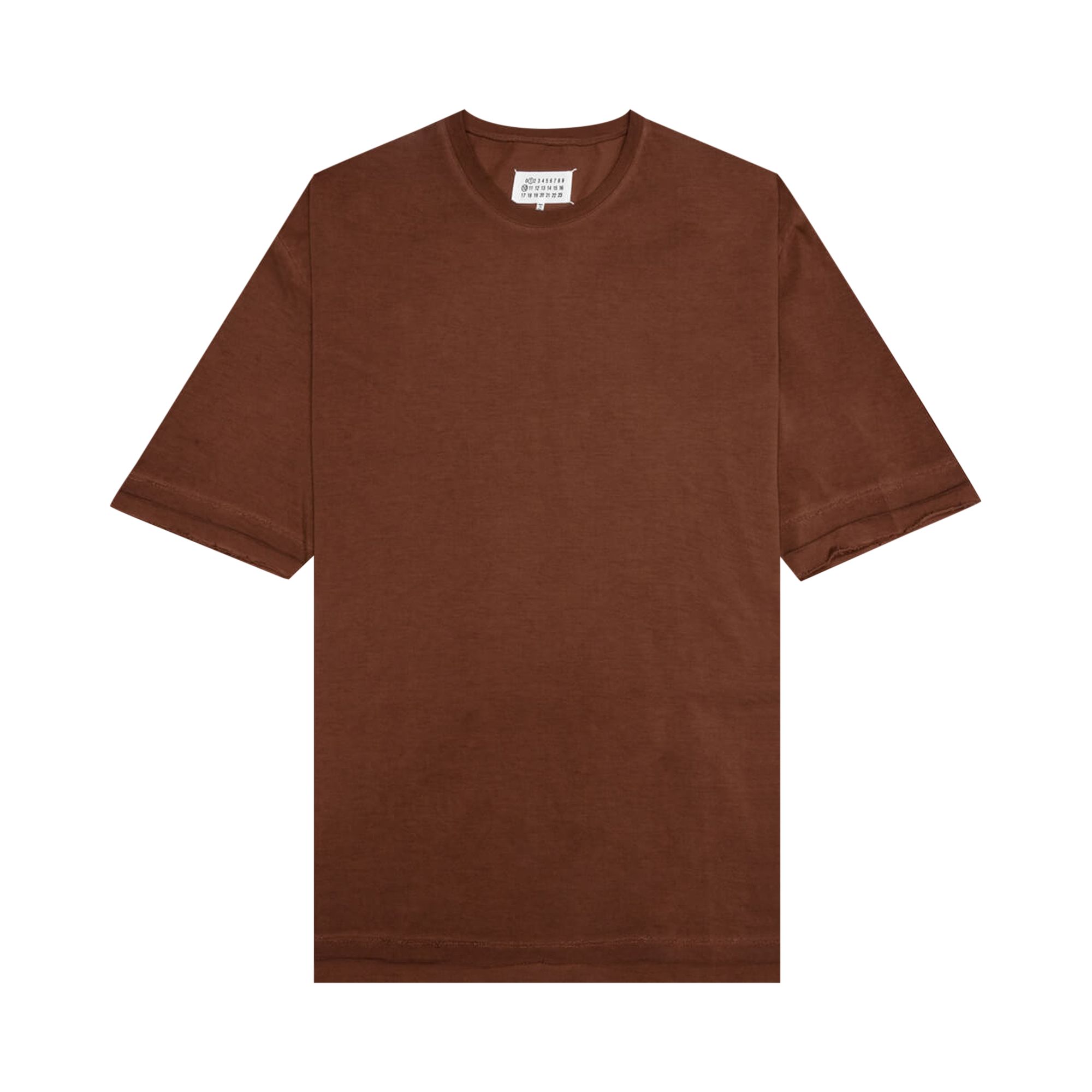 Pre-owned Maison Margiela Distressed T-shirt 'faded Red' | Men's Size L