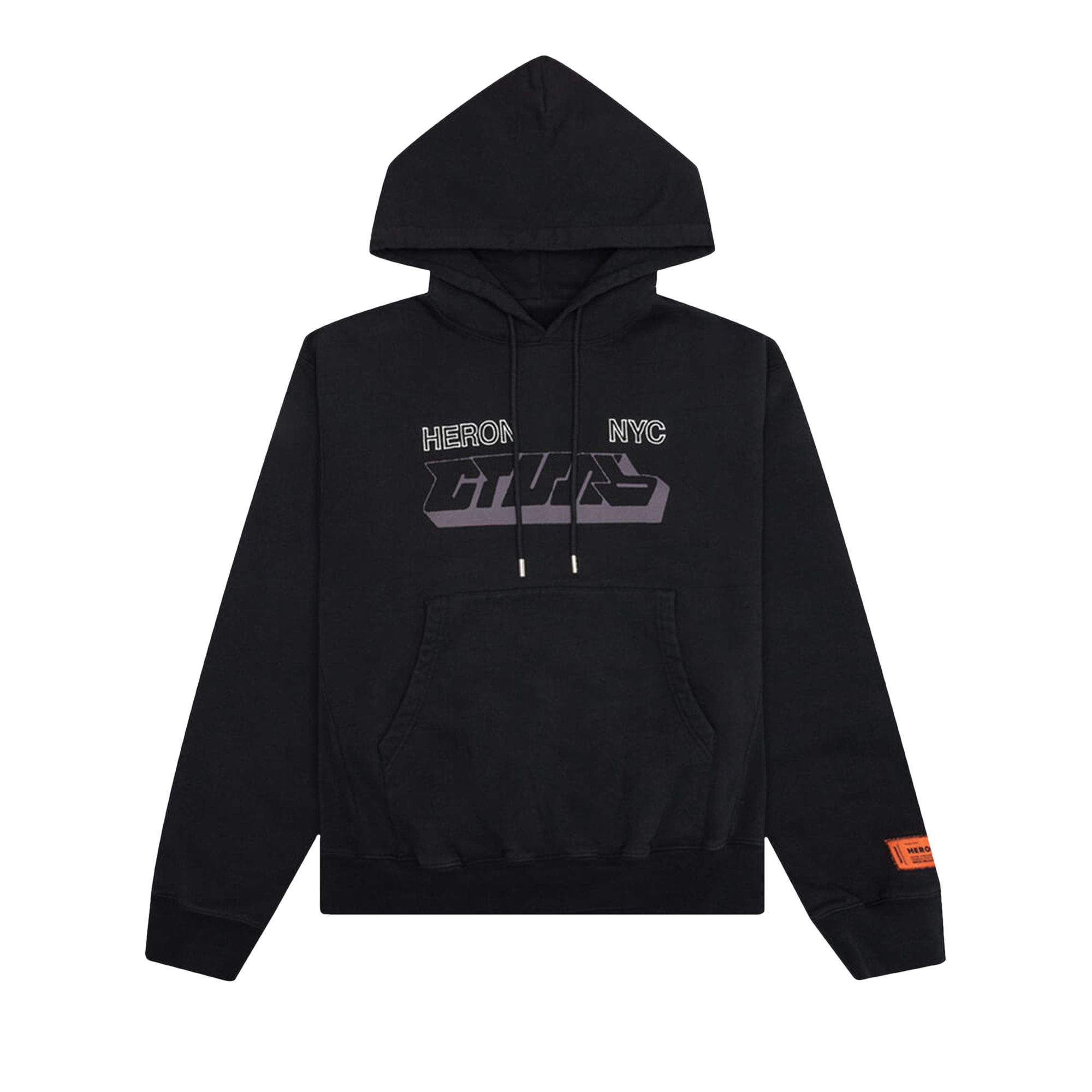 Pre-owned Heron Preston Ctnmb Spray Hoodie 'black/grey' | Men's Size M
