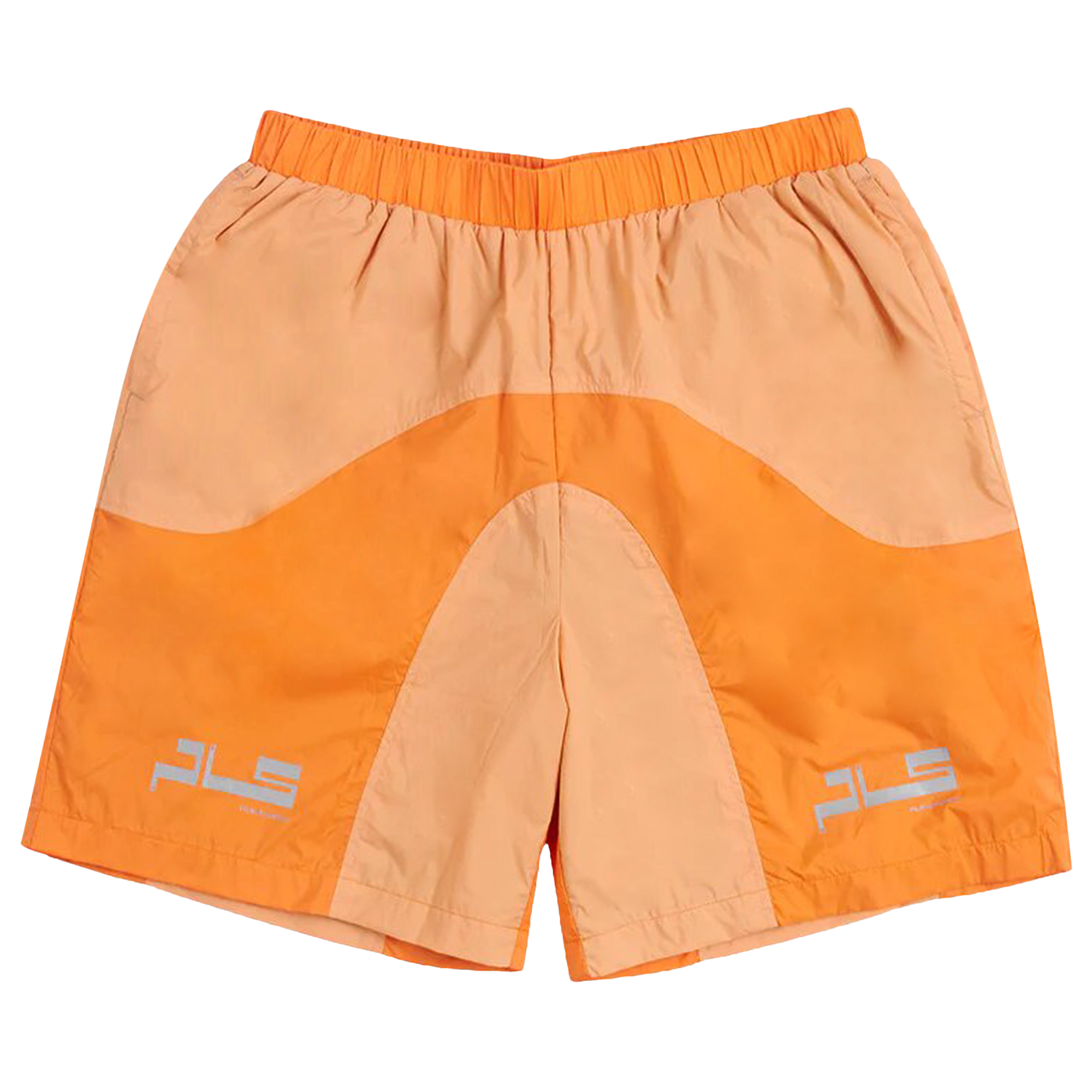 Pre-owned Pleasures Scholar Sport Shorts 'orange'