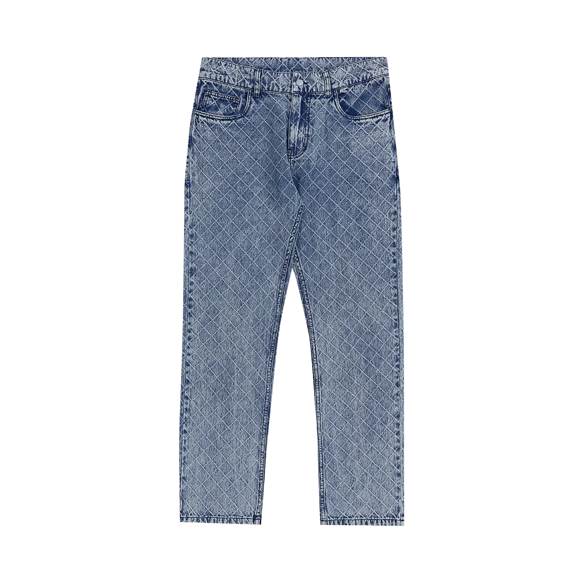 Pre-owned Pleasures Ingress 5 Pocket Pant 'washed Indigo' In Blue