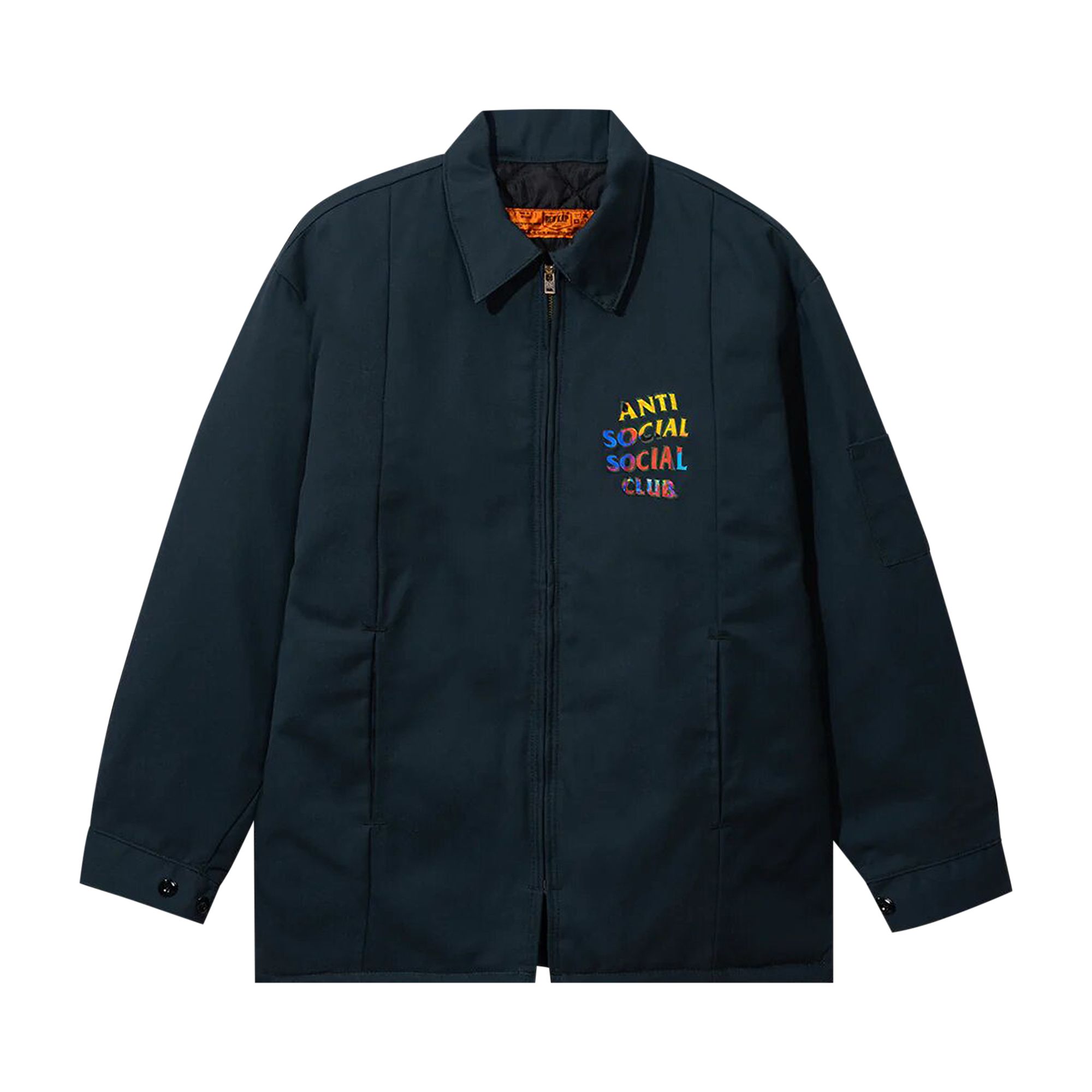 Pre-owned Anti Social Social Club Zuiderzee Jacket 'green'
