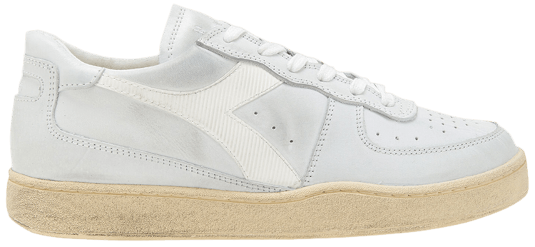 Diadora Mi Basket Low Used White