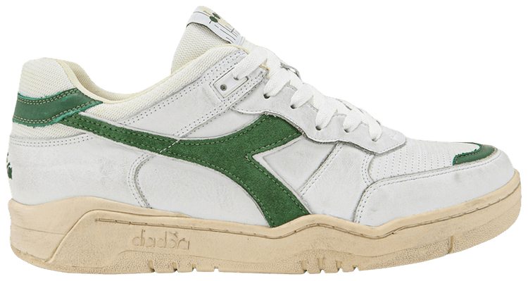 Diadora B560 Used White Fogliage Green