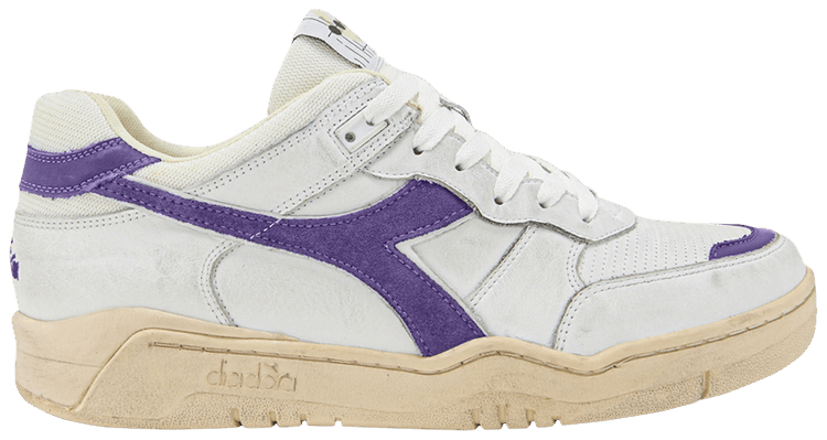 Diadora B560 Used White Violet Iris