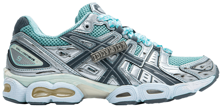 division x ASICS Gel Nimbus 9 Crafts For Mind   Checked Turquoise