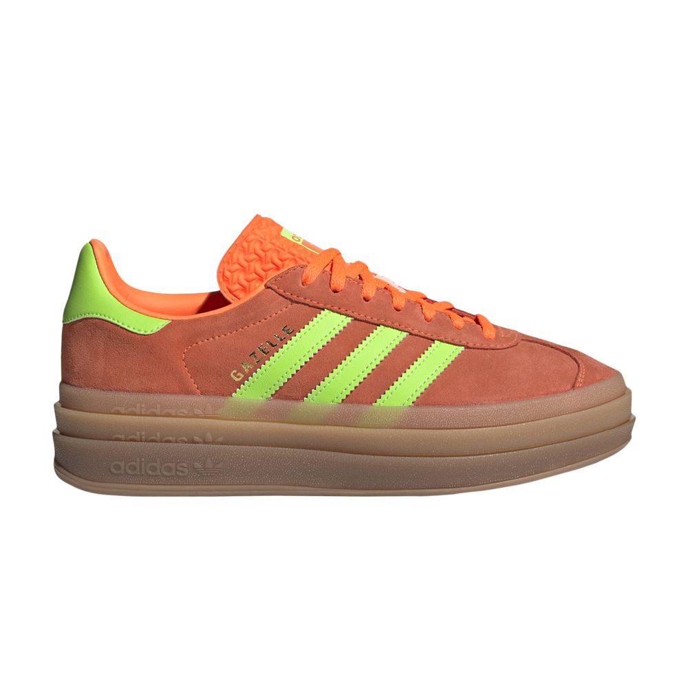 Pre-owned Adidas Originals Wmns Gazelle Bold 'solar Orange Green'