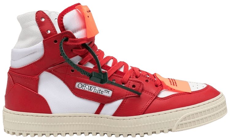 Buy Off White Off Court 3 0 High #39 Red White #39 OMIA065S23LEA001 0125 GOAT