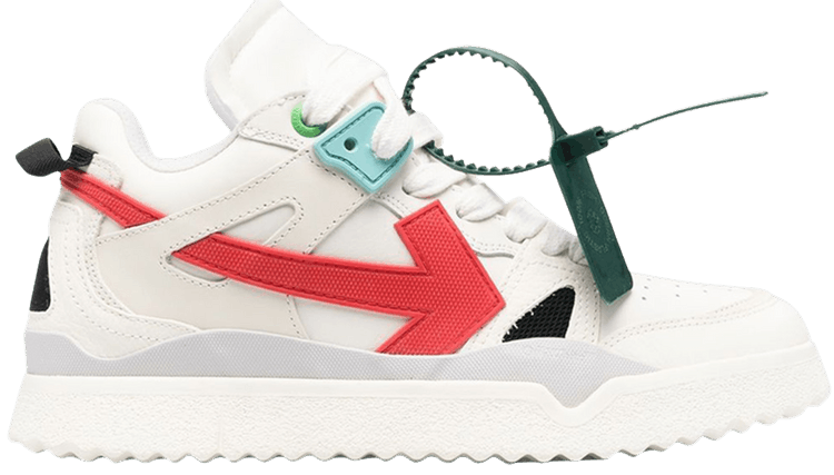 Off White New Mid Sponge White Red