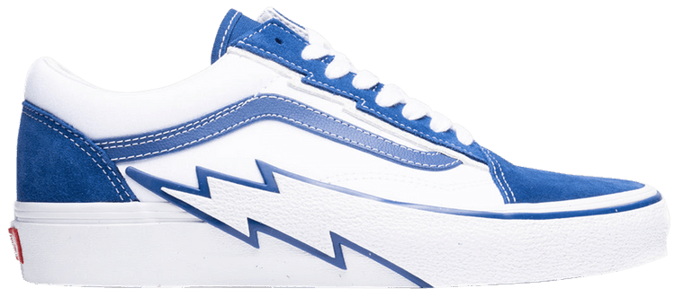 Navy blue best sale flame vans