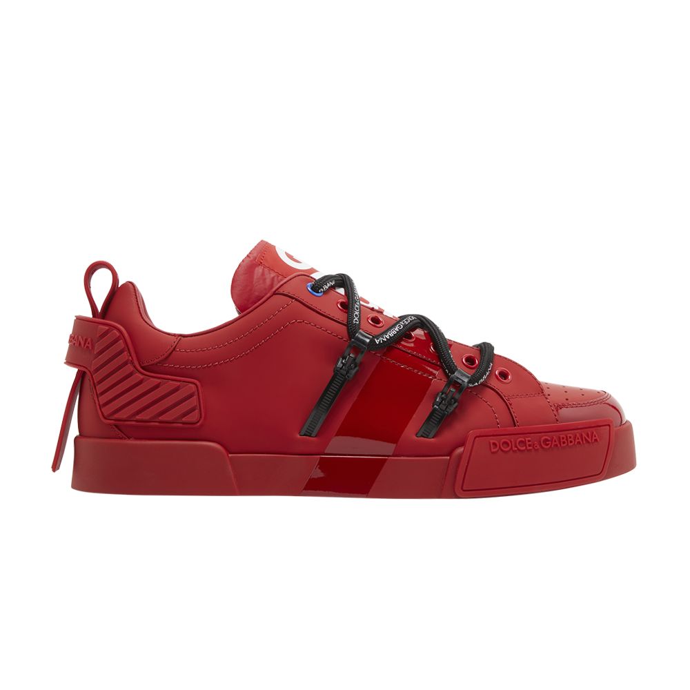 Pre-owned Dolce & Gabbana Portofino Low 'red' | Men's Size 44