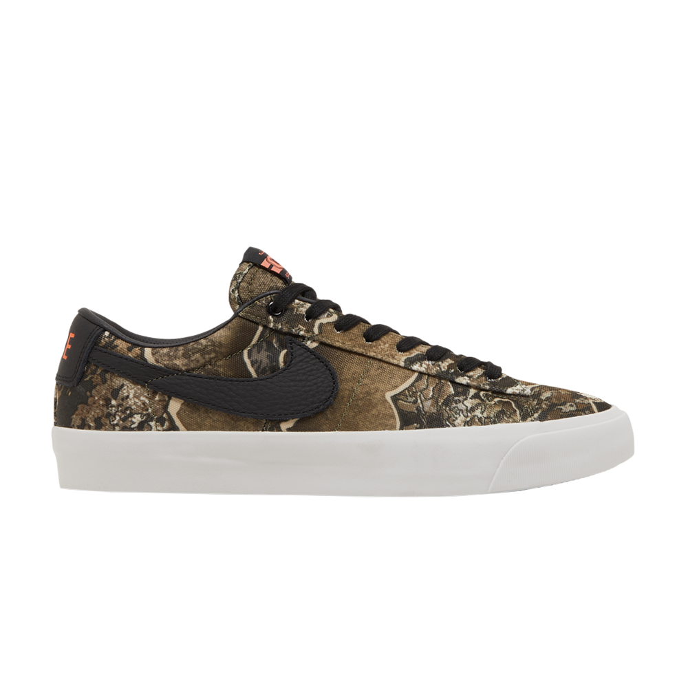 Pre-owned Nike Blazer Low Pro Gt Premium Sb 'olive Realtree' In Green