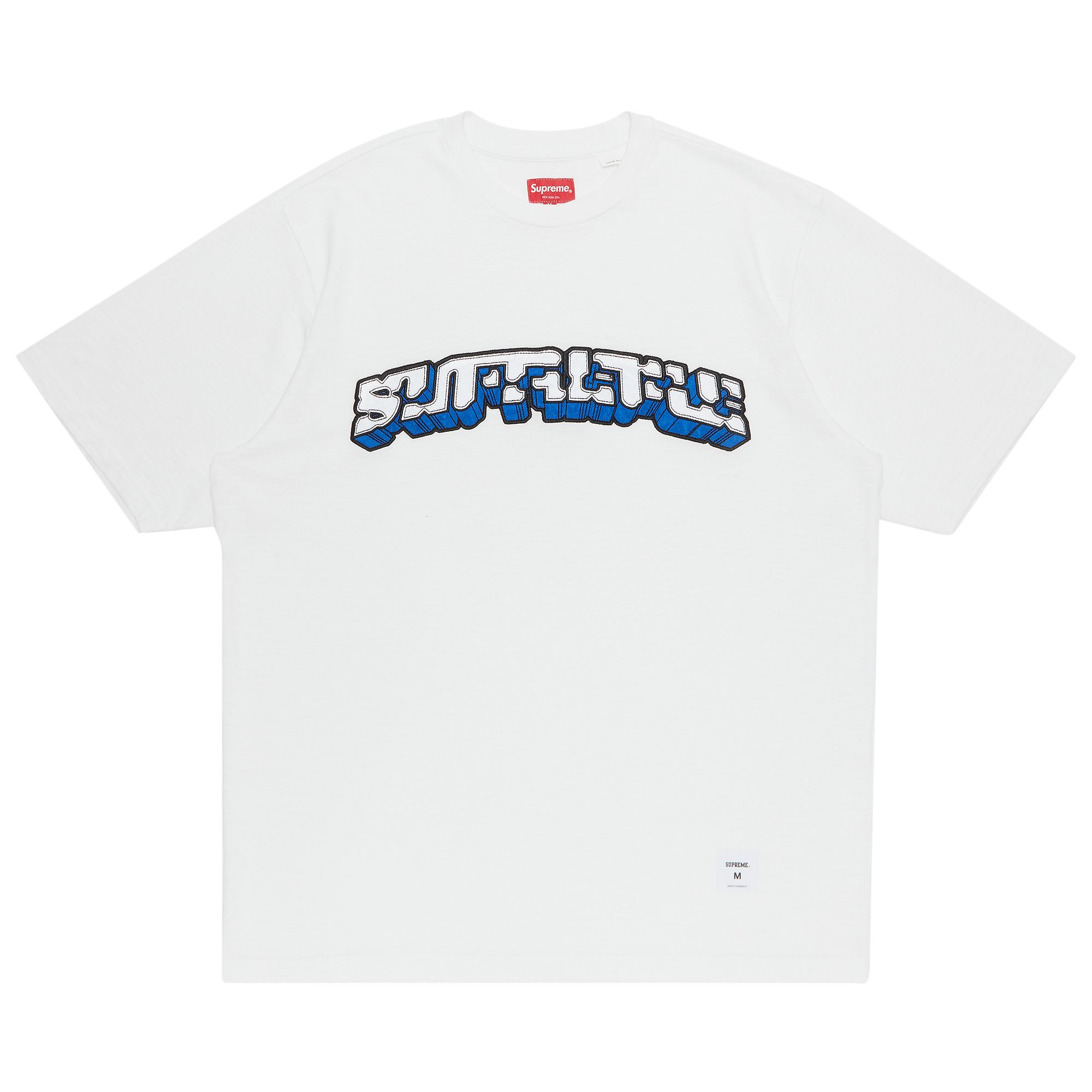 SUPREME SUPREME BLOCK ARC SHORT-SLEEVE TOP 'WHITE'
