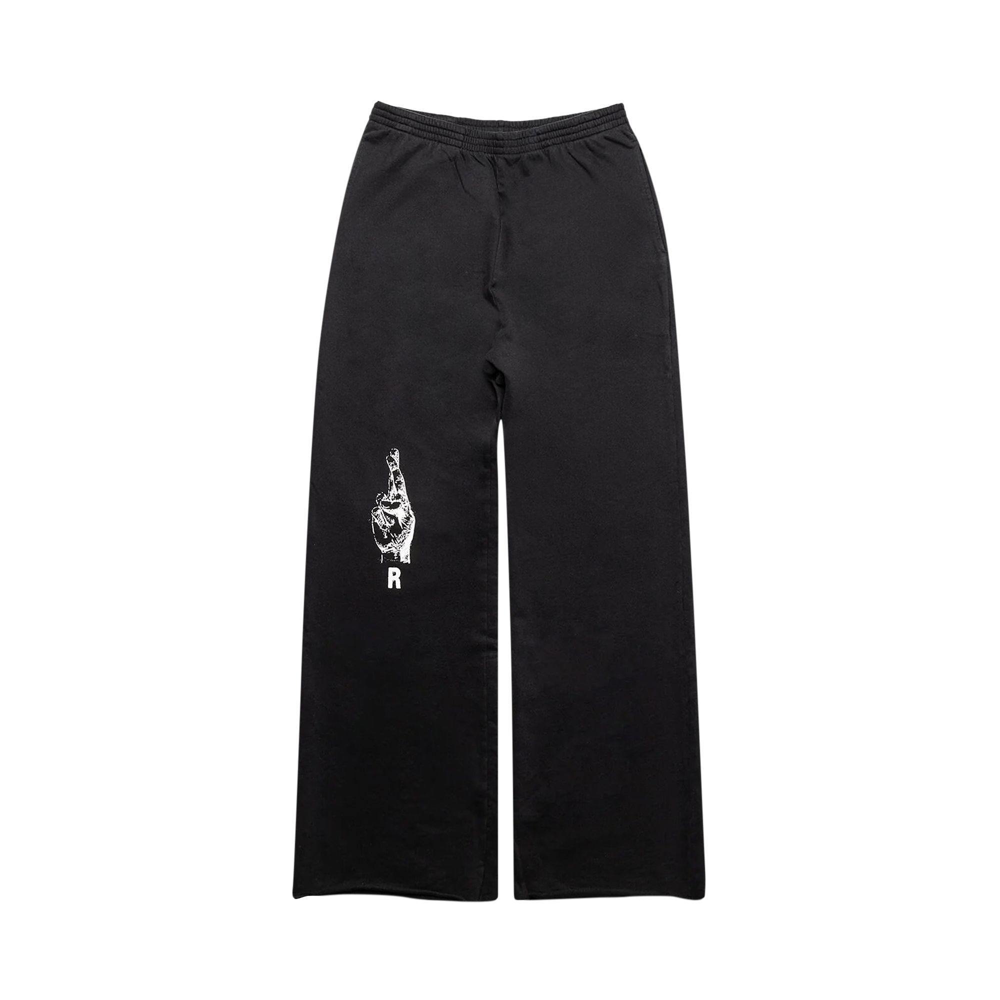 Pre-owned Raf Simons Hand Sign Joggers 'black' | Men's Size S