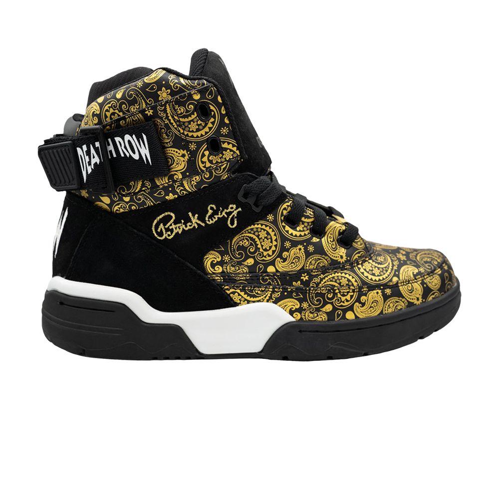 Pre-owned Ewing Death Row Records X 33 High '30th Anniversary' | Black | Men's Size 9