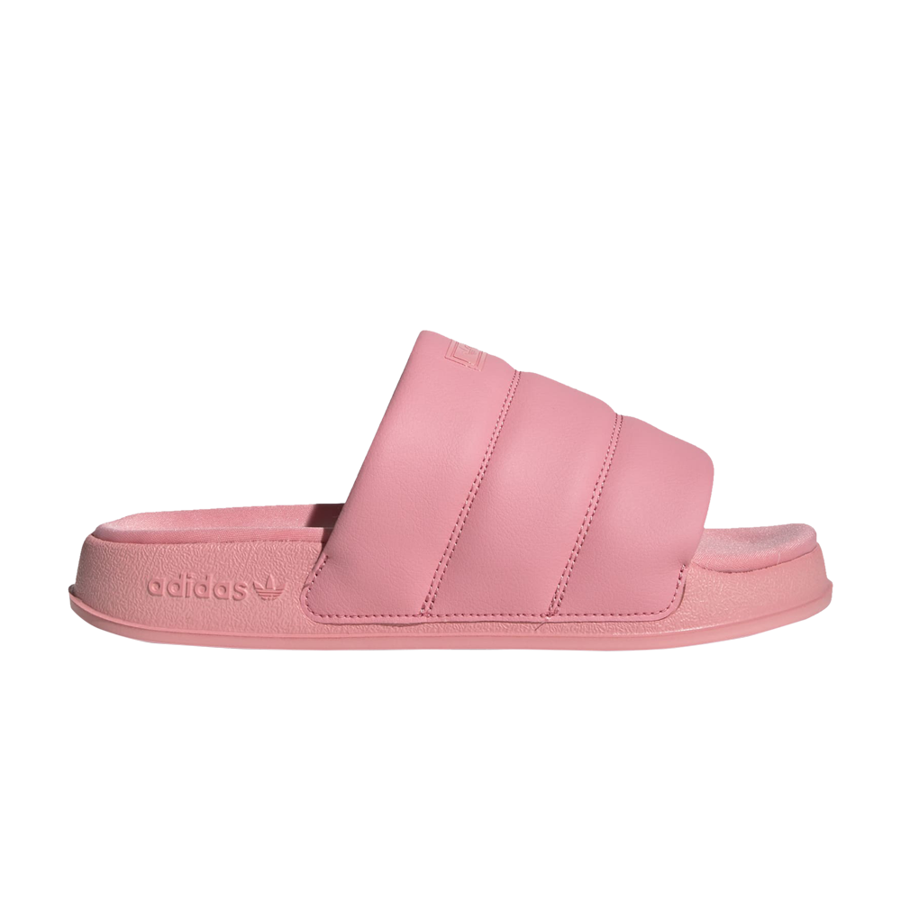 Pre-owned Adidas Originals Wmns Adilette Essential Slide 'super Pop' In Pink
