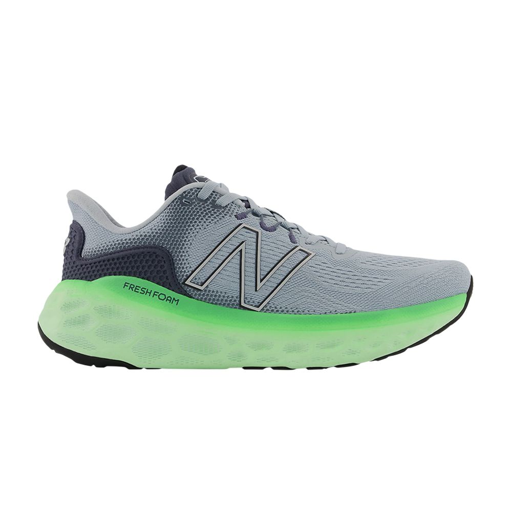 New Balance Fresh Foam More v3 2E Wide 'Light Slate Vibrant Spring' | Grey | Men's Size 13 - MMORGG3-2E