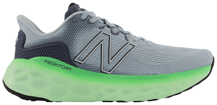 New Balance Fresh Foam More v3 4E Wide Light Slate Vibrant Spring