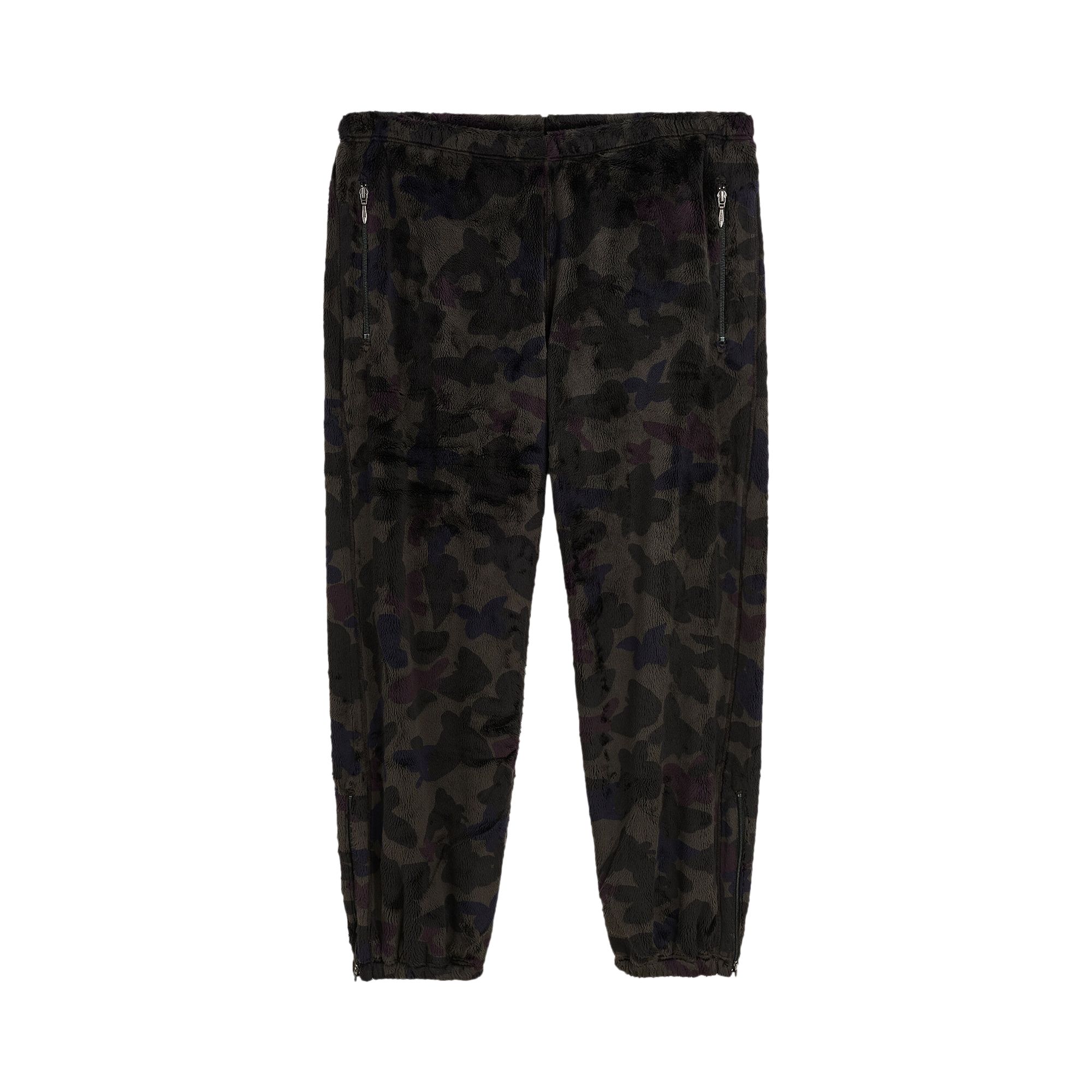 Pre-owned Needles Zipped W.u. Pants 'charcoal' In Black