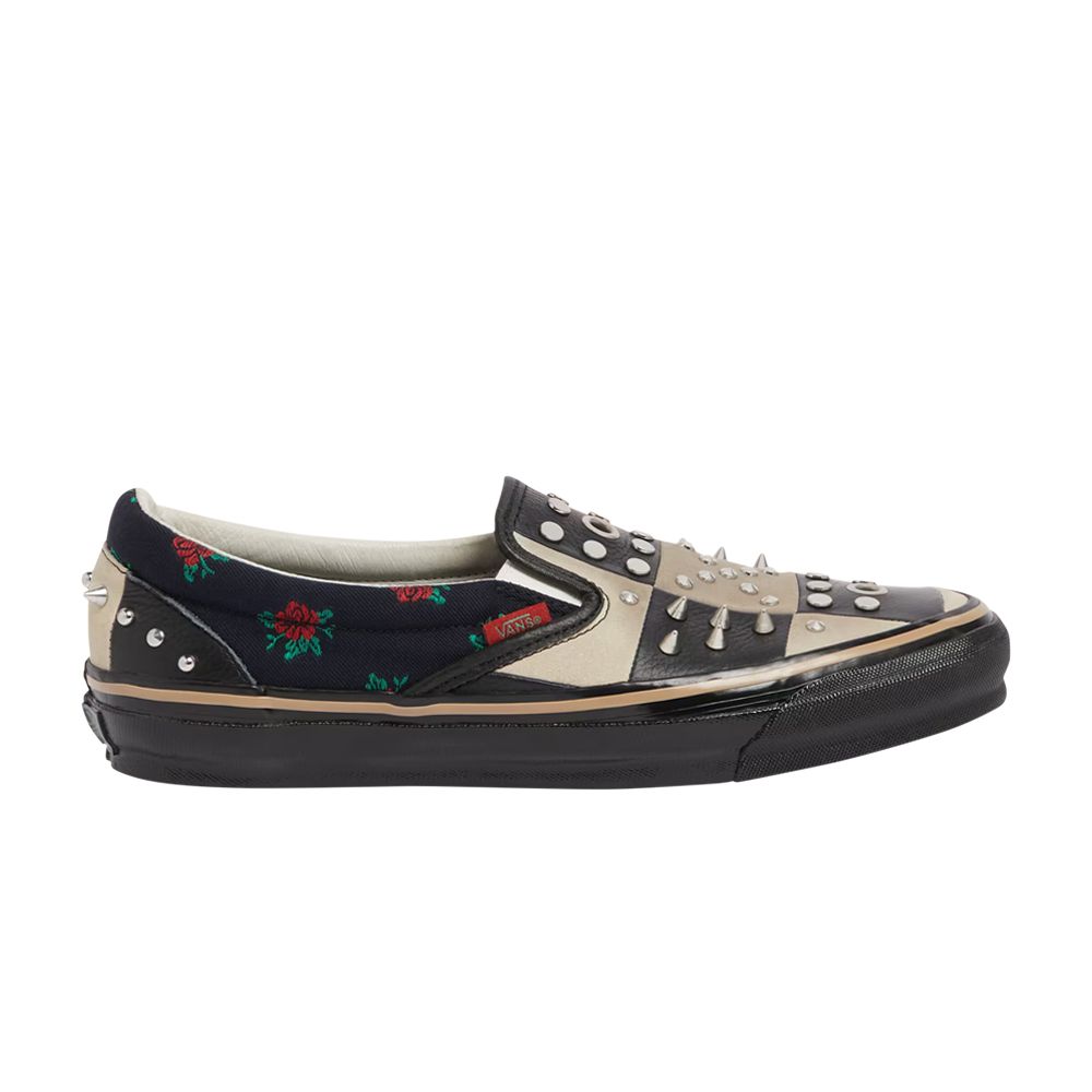 Vans x Gucci OG Classic Slip-On LX 'Black White Patchwork' | Men's Size 6 - 753470-ISCAA-0100