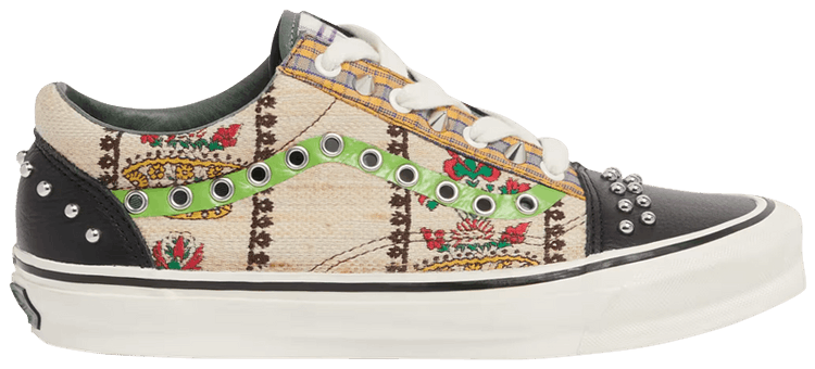 Black gucci vans discount