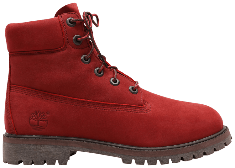 6 Inch Premium Boot Junior 'Dark Red'