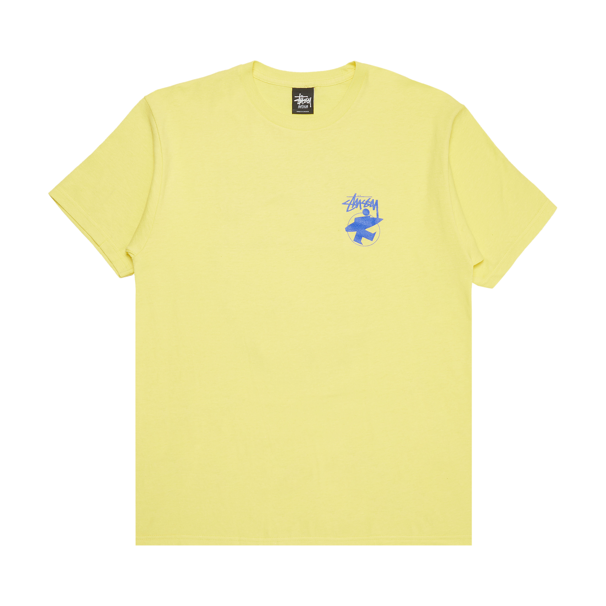Pre-owned Stussy Surfman Fade Tee 'yellow'