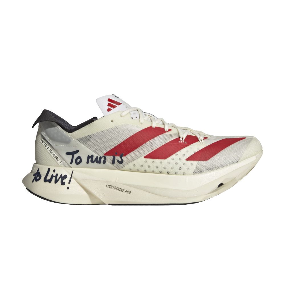 ADIDAS ORIGINALS ADIZERO ADIOS PRO 3 'TO RUN IS TO LIVE!'