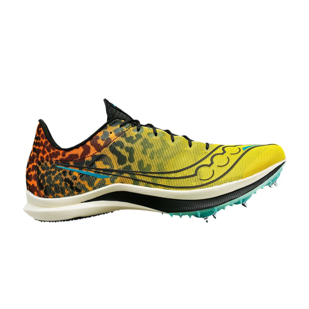 Pre-owned Saucony Wmns Endorphin Cheetah 'black Vizi' In Yellow