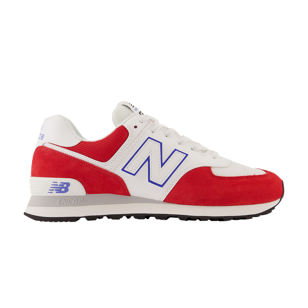Pre-owned New Balance 574 'red White'