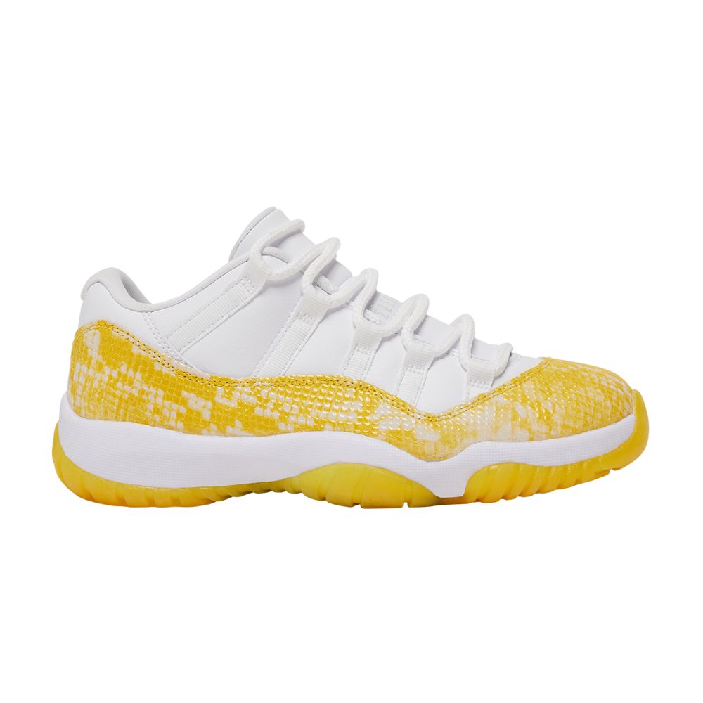 Pre-owned Air Jordan Wmns  11 Low 'yellow Snakeskin'