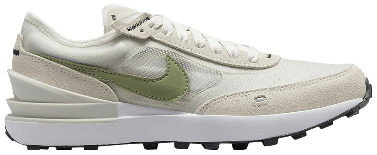 Nike Waffle One GS Light Bone Oil Green