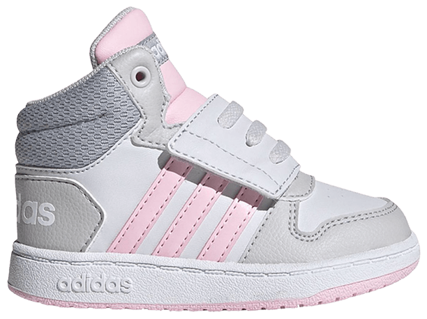 Adidas Hoops 20 Mid I White Pink