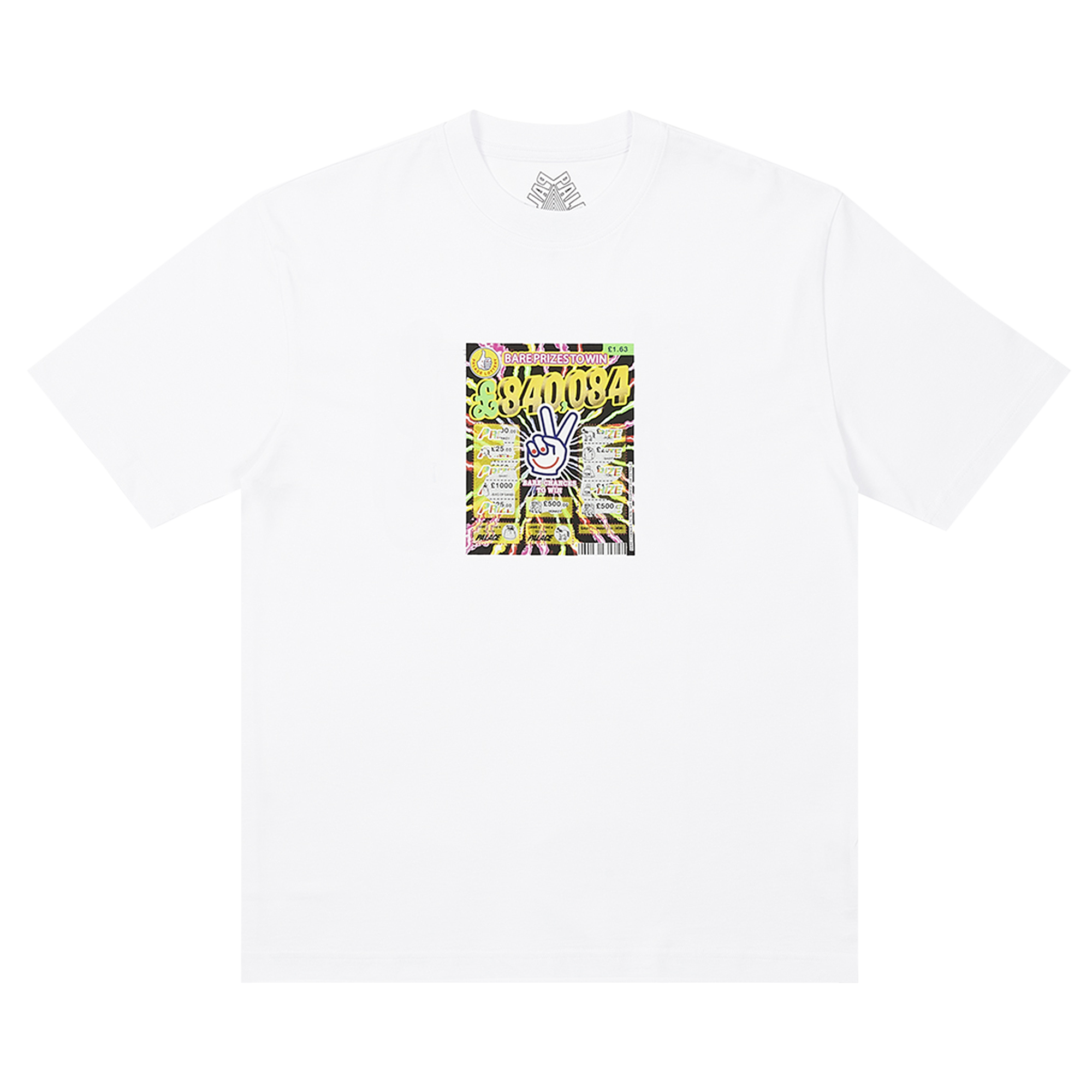 Pre-owned Palace Scratchy T-shirt 'white'
